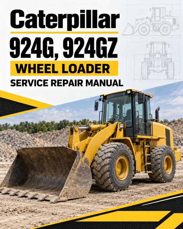 Caterpillar CAT 924G, 924GZ Wheel Loader Service Repair Manual (DDA00001 till 03916) Caterpillar CAT 924G, 924GZ Wheel Loader Service Repair Manual (DDA00001 till 03916)