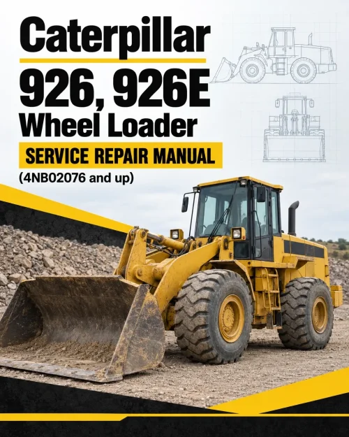 Caterpillar CAT 926, 926E Wheel Loader Service Repair Manual (4NB02076 and up) Caterpillar CAT 926, 926E Wheel Loader Service Repair Manual (4NB02076 and up)