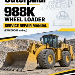 Caterpillar CAT 988K Wheel Loader Service Repair Manual (LWX00001 and up) Caterpillar CAT 988K Wheel Loader Service Repair Manual (LWX00001 and up)