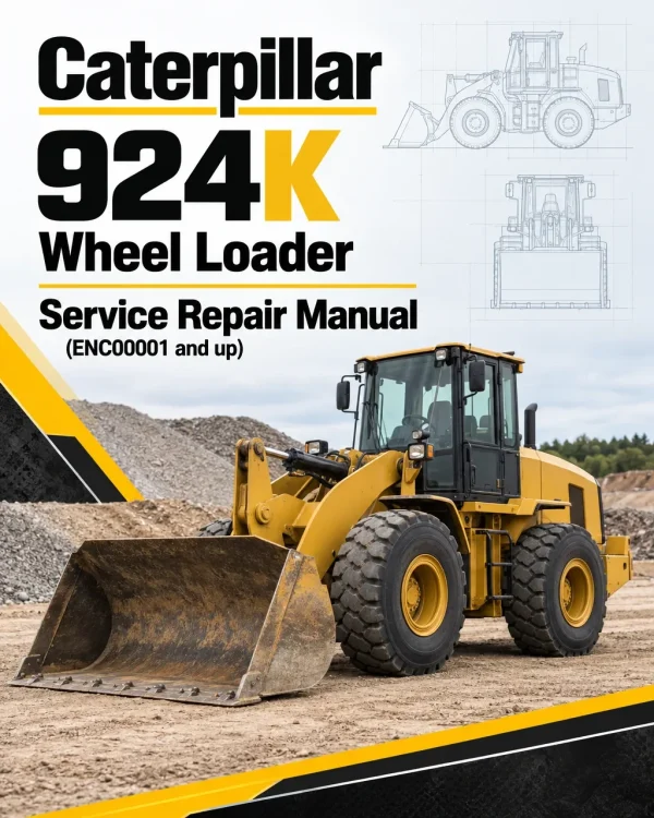 Caterpillar CAT 924K Wheel Loader Service Repair Manual (ENC00001 and up)