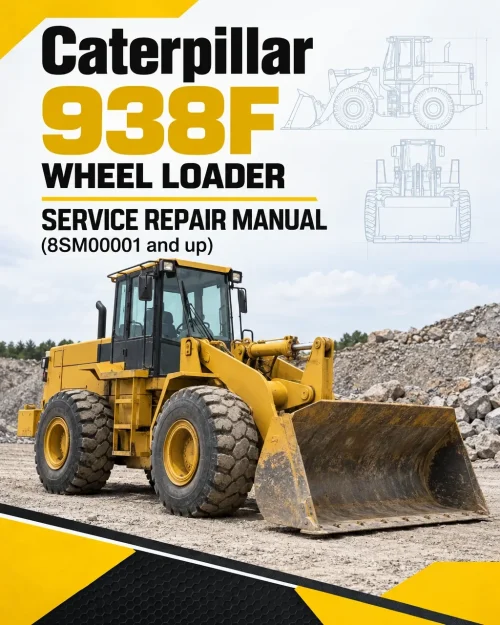 Caterpillar CAT 938F Wheel Loader Service Repair Manual (8SM00001 and up)