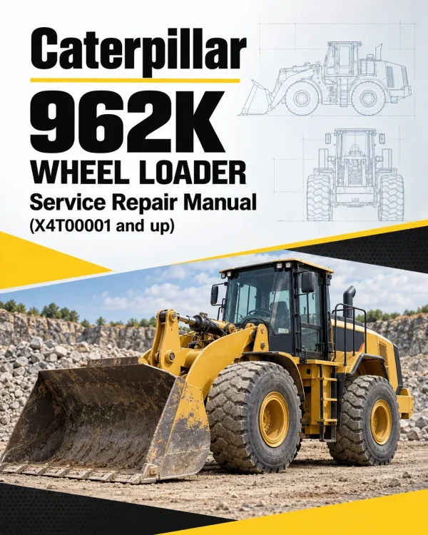 Caterpillar CAT 962K Wheel Loader Service Repair Manual (X4T00001 and up)