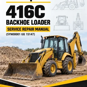 Caterpillar CAT 416C Backhoe Loader Service Repair Manual (5YN00001 till 15147)