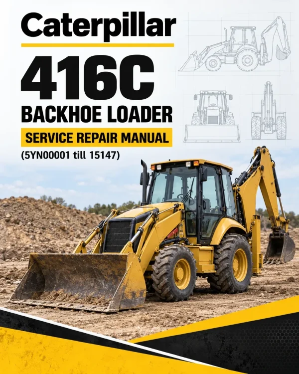 Caterpillar CAT 416C Backhoe Loader Service Repair Manual (5YN00001 till 15147) Caterpillar CAT 416C Backhoe Loader Service Repair Manual (5YN00001 till 15147)