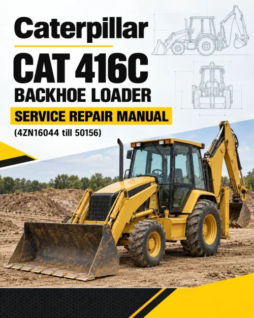 Caterpillar CAT 416C Backhoe Loader Service Repair Manual (4ZN16044 till 50156) Caterpillar CAT 416C Backhoe Loader Service Repair Manual (4ZN16044 till 50156)
