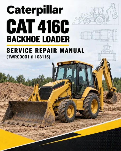 Caterpillar CAT 416C Backhoe Loader Service Repair Manual (1WR00001 till 08115) Caterpillar CAT 416C Backhoe Loader Service Repair Manual (1WR00001 till 08115)
