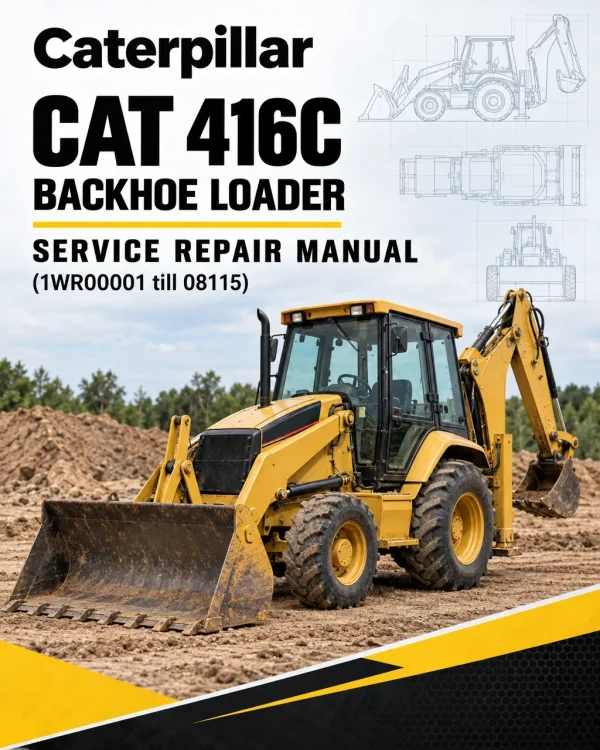 Caterpillar CAT 416C Backhoe Loader Service Repair Manual (1WR00001 till 08115) Caterpillar CAT 416C Backhoe Loader Service Repair Manual (1WR00001 till 08115)