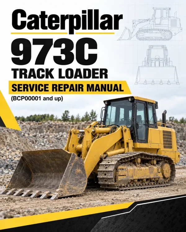 Caterpillar CAT 973C Track Loader Service Repair Manual (BCP00001 and up)