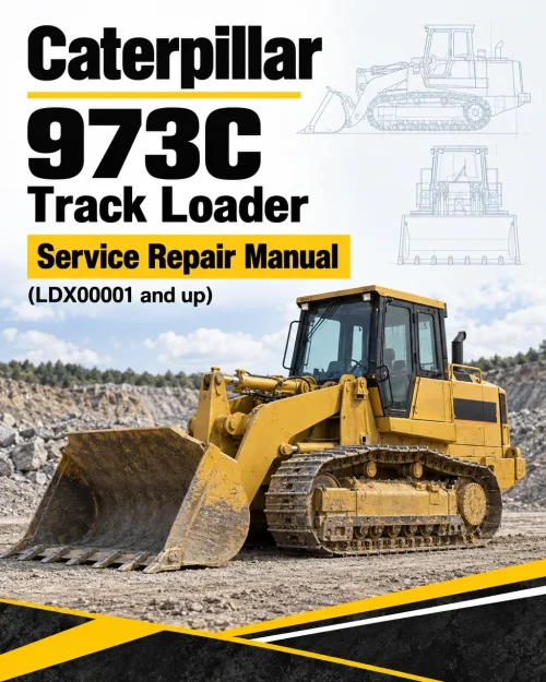 Caterpillar CAT 973C Track Loader Service Repair Manual (LDX00001 and up)