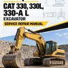 Caterpillar CAT 330, 330L, 330-A L Excavator Service Repair Manual (9ML00001 and up)