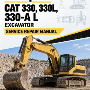 Caterpillar CAT 330, 330L, 330-A L Excavator Service Repair Manual (9ML00001 and up)
