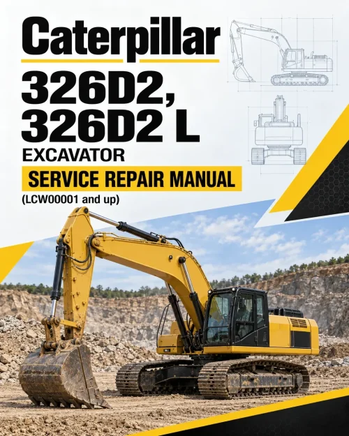 Caterpillar CAT 326D2, 326D2 L Excavator Service Repair Manual (LCW00001 and up) Caterpillar CAT 326D2, 326D2 L Excavator Service Repair Manual (LCW00001 and up)