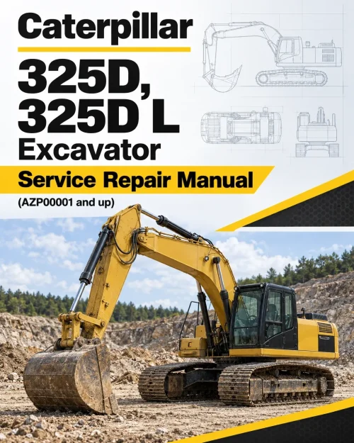 Caterpillar CAT 325D, 325D L Excavator Service Repair Manual (AZP00001 and up)