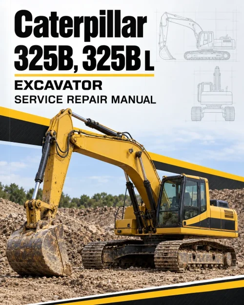 Caterpillar CAT 325B, 325B L Excavator Service Repair Manual (8RR00001 and up)
