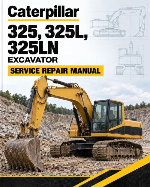 Caterpillar CAT 325, 325L, 325LN Excavator Service Repair Manual (2SK00001 and up)