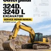 Caterpillar CAT 324D, 324D L Excavator Service Repair Manual (CJX00001 and up)