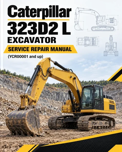 Caterpillar CAT 323D2 L Excavator Service Repair Manual (YCR00001 and up)