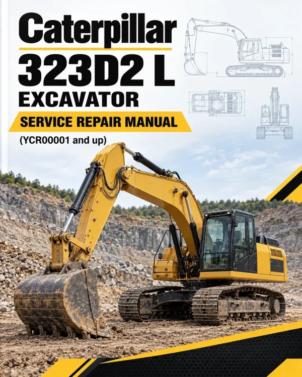Caterpillar CAT 323D2 L Excavator Service Repair Manual (YCR00001 and up)