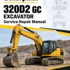 Caterpillar CAT 320D2 GC Excavator Service Repair Manual (ZBH00001 and up)