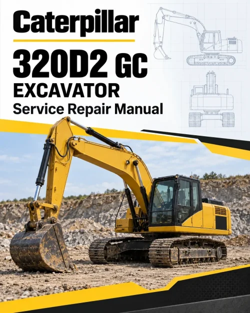 Caterpillar CAT 320D2 GC Excavator Service Repair Manual (ZBH00001 and up)