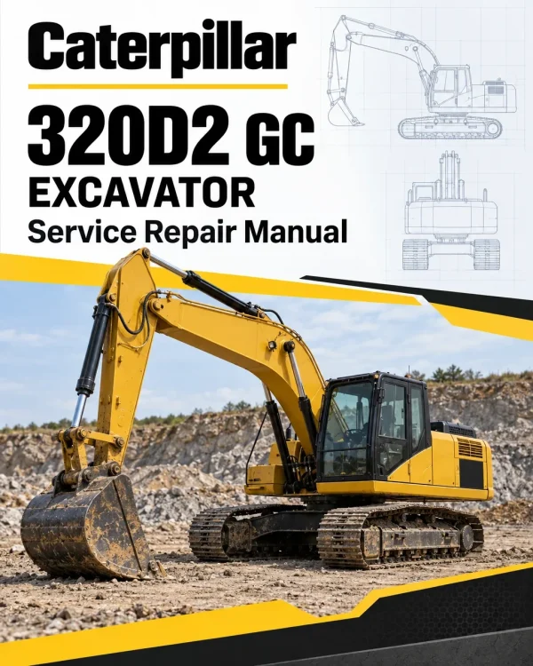 Caterpillar CAT 320D2 GC Excavator Service Repair Manual (ZBH00001 and up)
