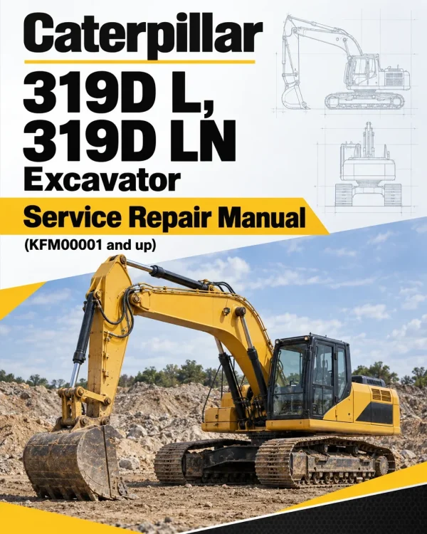 Caterpillar CAT 319D L, 319D LN Excavator Service Repair Manual (KFM00001 and up)