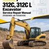 Caterpillar CAT 312C, 312C L Excavator Service Repair Manual (FDS00001 till FDS00300)