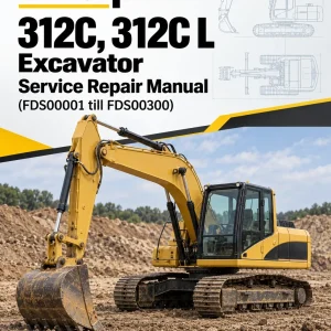Caterpillar CAT 312C, 312C L Excavator Service Repair Manual (FDS00001 till FDS00300)