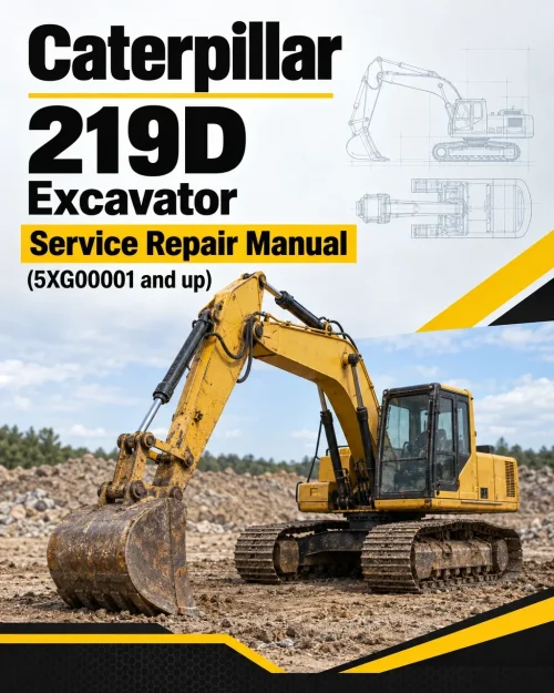 Caterpillar CAT 219D Excavator Service Repair Manual (5XG00001 and up) Caterpillar CAT 219D Excavator Service Repair Manual (5XG00001 and up)