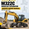 Caterpillar CAT M322C Wheeled Excavator Service Repair Manual (BDY00001 till 02000)