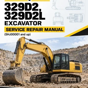 Caterpillar CAT 329D2, 329D2L Excavator Service Repair Manual (SHJ00001 and up) Caterpillar CAT 329D2, 329D2L Excavator Service Repair Manual (SHJ00001 and up)