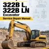 Caterpillar CAT 322B L, 322B LN Excavator Service Repair Manual (2ES00001 and up)