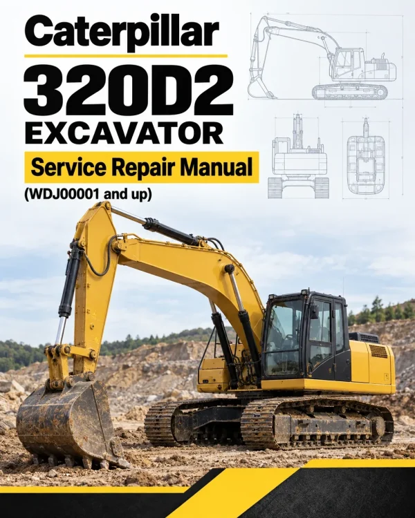 Caterpillar CAT 320D2 Excavator Service Repair Manual (WDJ00001 and up) Caterpillar CAT 320D2 Excavator Service Repair Manual (WDJ00001 and up)