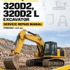 Caterpillar CAT 320D2, 320D2 L Excavator Service Repair Manual (PBB00001 and up)