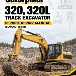 Caterpillar CAT 320, 320L Track Excavator Service Repair Manual (8LK00001 and up)