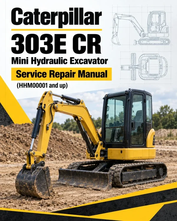 Caterpillar CAT 303E CR Mini Hydraulic Excavator Service Repair Manual (HHM00001 and up) Caterpillar CAT 303E CR Mini Hydraulic Excavator Service Repair Manual (HHM00001 and up)