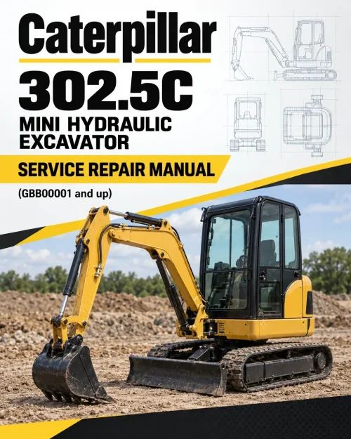 Caterpillar CAT 302.5C Mini Hydraulic Excavator Service Repair Manual (GBB00001 and up) Caterpillar CAT 302.5C Mini Hydraulic Excavator Service Repair Manual (GBB00001 and up)