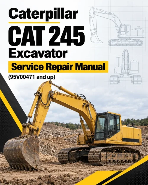 Caterpillar CAT 245 Excavator Service Repair Manual (95V00471 and up) Caterpillar CAT 245 Excavator Service Repair Manual (95V00471 and up)