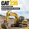 Caterpillar CAT 235 Excavator Service Repair Manual (83X00001 till 00443)