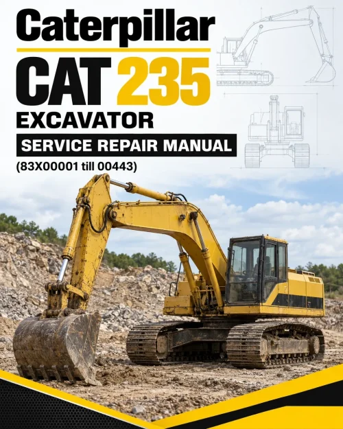 Caterpillar CAT 235 Excavator Service Repair Manual (83X00001 till 00443) Caterpillar CAT 235 Excavator Service Repair Manual (83X00001 till 00443)