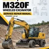 Caterpillar CAT M320F Wheeled Excavator Service Repair Manual (FB200001 and up)