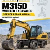 Caterpillar CAT M315D Wheeled Excavator Service Repair Manual (W5M00001 and up) Caterpillar CAT M315D Wheeled Excavator Service Repair Manual (W5M00001 and up)