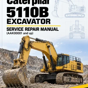 Caterpillar CAT 5110B Excavator Service Repair Manual (AAK00001 and up)
