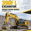 Caterpillar CAT 390F L Excavator Service Repair Manual (TYE00001 and up)