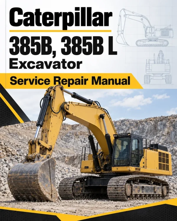 Caterpillar CAT 385B, 385B L Excavator Service Repair Manual (CLS00001 and up) Caterpillar CAT 385B, 385B L Excavator Service Repair Manual (CLS00001 and up)