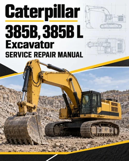 Caterpillar CAT 385B, 385B L Excavator Service Repair Manual (FDL00001 and up)