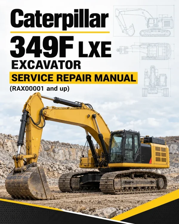 Caterpillar CAT 349F LXE Excavator Service Repair Manual (RAX00001 and up) Caterpillar CAT 349F LXE Excavator Service Repair Manual (RAX00001 and up)