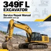 Caterpillar CAT 349F L Excavator Service Repair Manual (KEA00001 and up)
