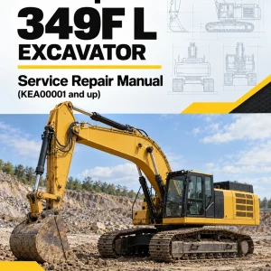 Caterpillar CAT 349F L Excavator Service Repair Manual (KEA00001 and up)
