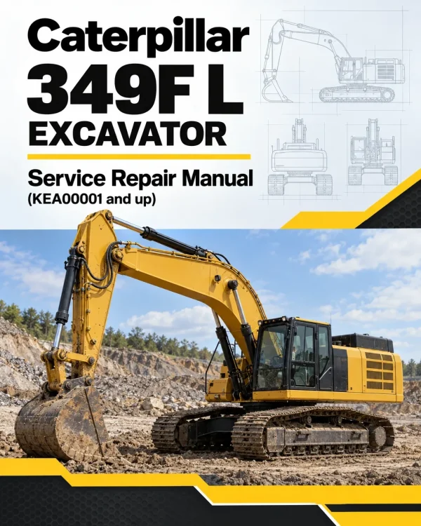 Caterpillar CAT 349F L Excavator Service Repair Manual (KEA00001 and up)